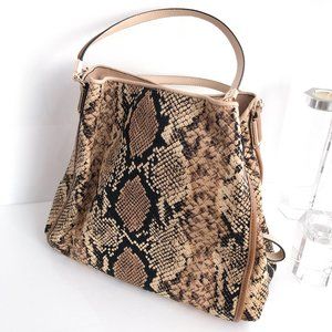 NWOT COACH Madison Python Print Phoebe Bag